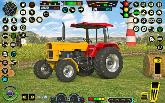 Real Tractor Games 3d android App screenshot 0