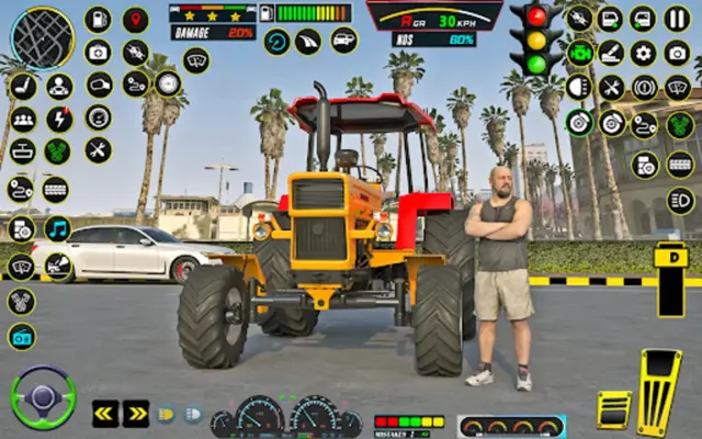 Real Tractor Games 3d android App screenshot 2