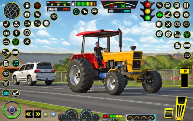 Real Tractor Games 3d android App screenshot 3